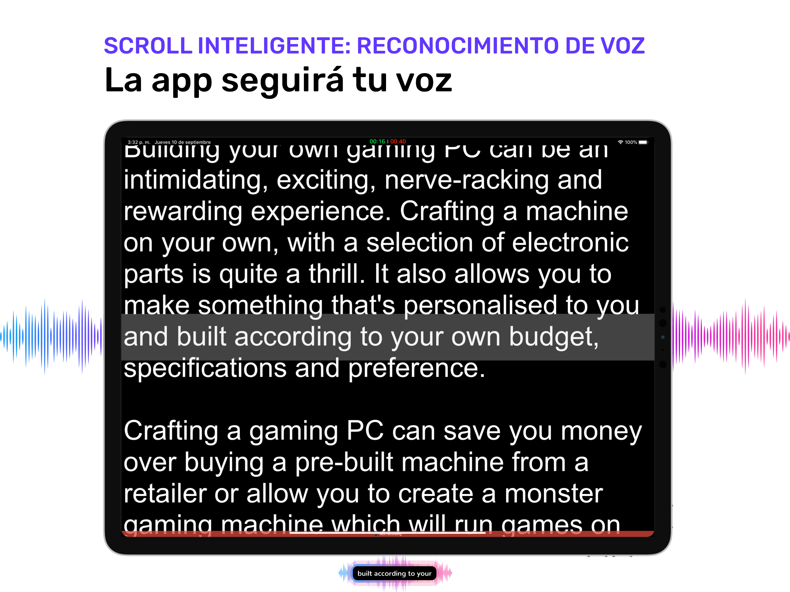 Adjust multiple parameters