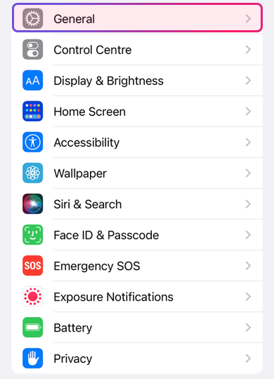 iOS Keyboard settings with dictation options
